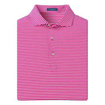 Tanner Stripe Performance Polo